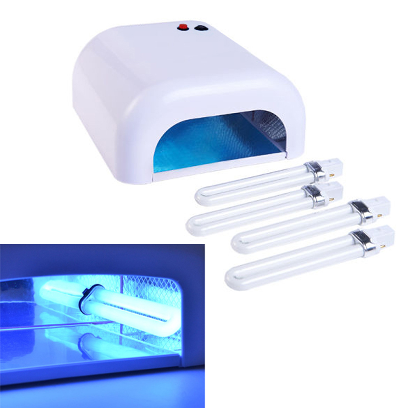 How to distinguish the LED-lamp from the UV lamp and what their features are