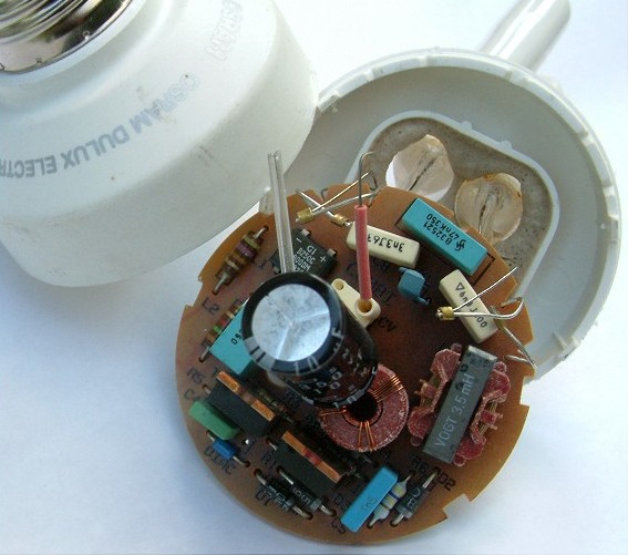 EB Composition of an EB from an energy-saving lamp