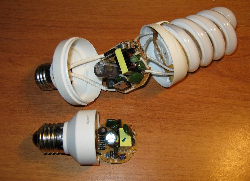 How to make a repair of fluorescent lamps on their own hands