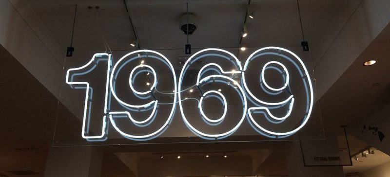 Neon suspended sign