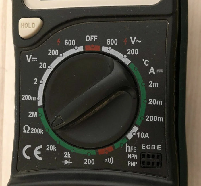 Resistance measurement mode