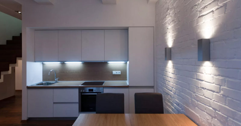 How to make kitchen lighting spotlights in a suspended ceiling