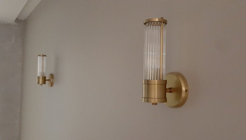 Choice of positioning of sconces - the best height to place them