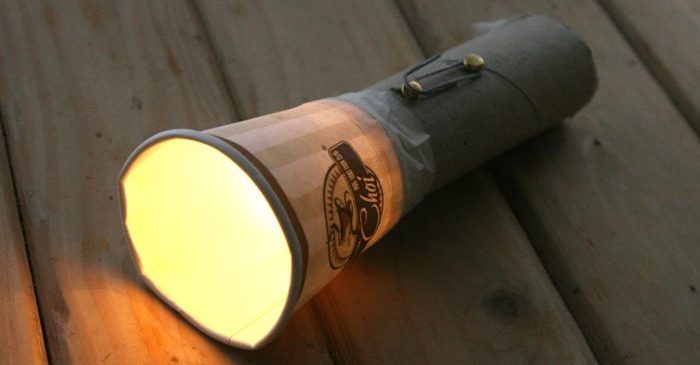 Figure 1. homemade flashlight.