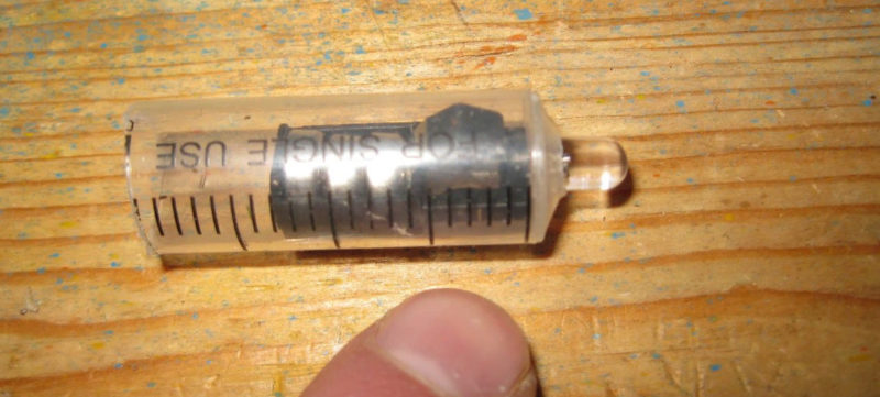 Figure 6. The body of the homemade flashlight.