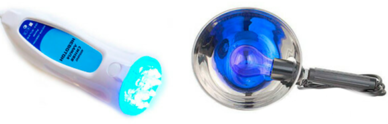 Features of the blue warming lamp