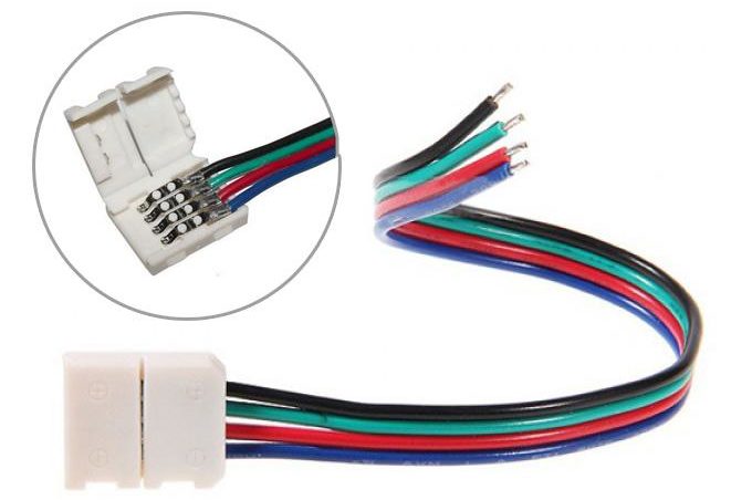 Connection features of RGB LED strip