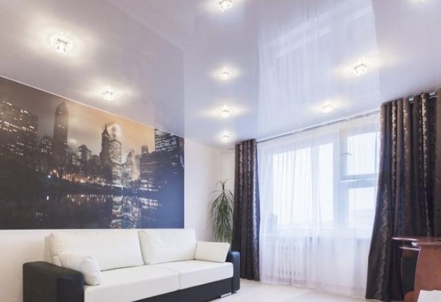 How to locate the right lamp on the suspended ceiling