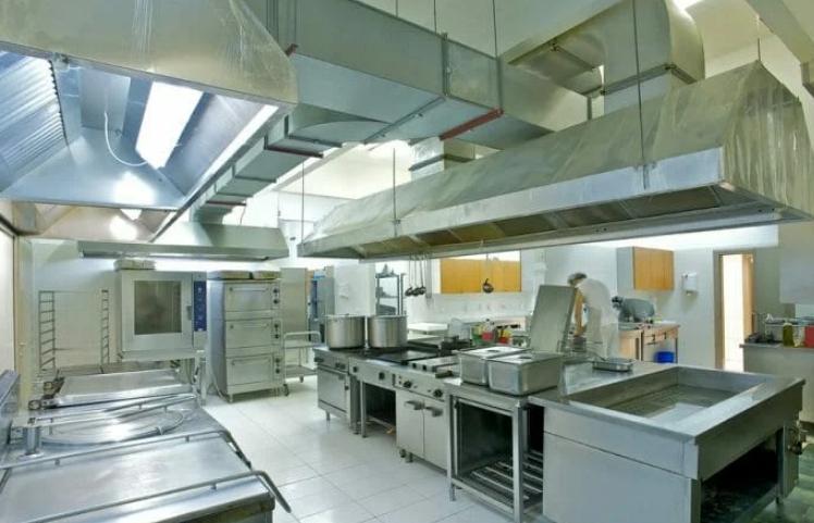 Restaurant kitchen lighting