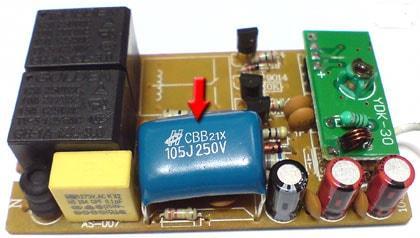 The ballast capacitor is an unreliable link in the circuit.