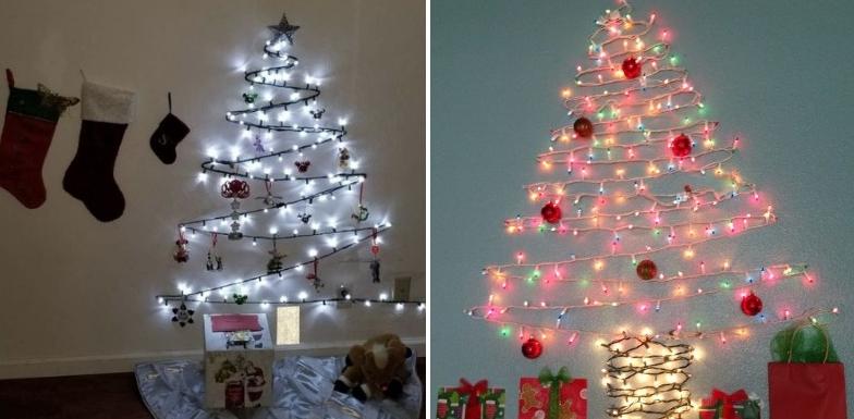 Vous pouvez utiliser un arbre de Noël phosphorescent au lieu d'un arbre de Noël normal.