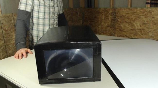 Making a home-made projector at home