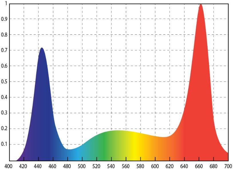 Le spectrogramme aide à choisir la bonne lumière.