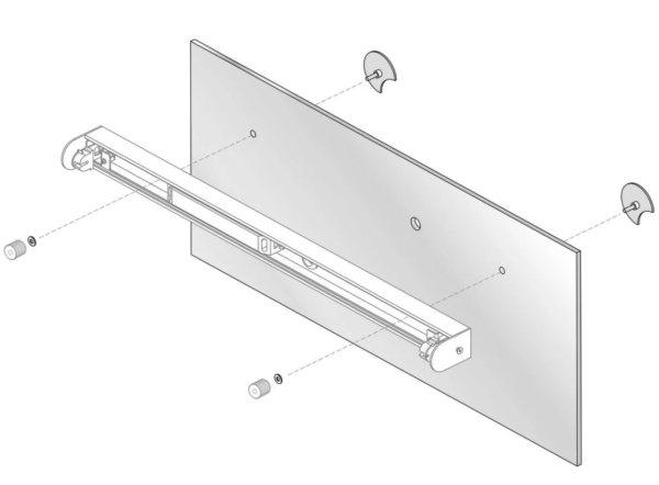 The installation and connection of the mirror with lighting in the bathroom