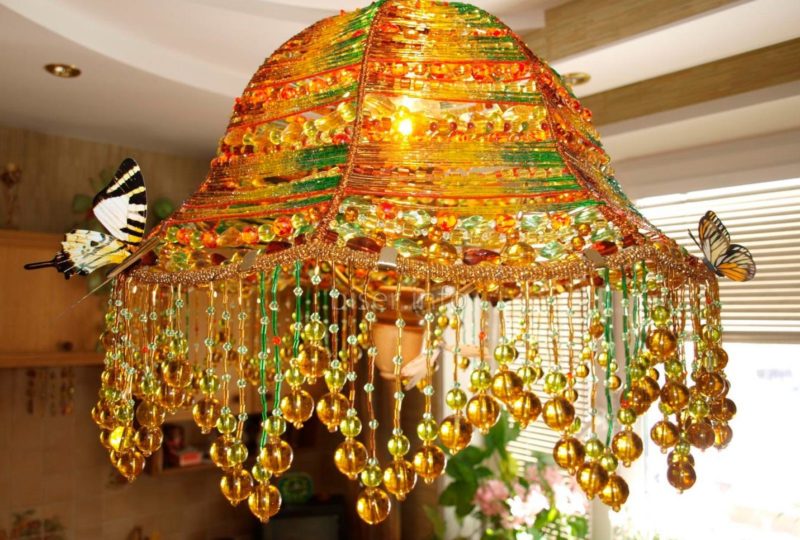 How to make an original chandelier, master class at home