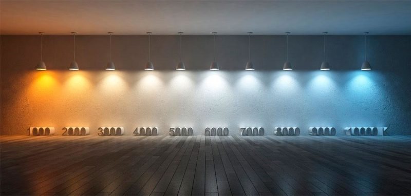 Variants of room lighting with suspended ceilings