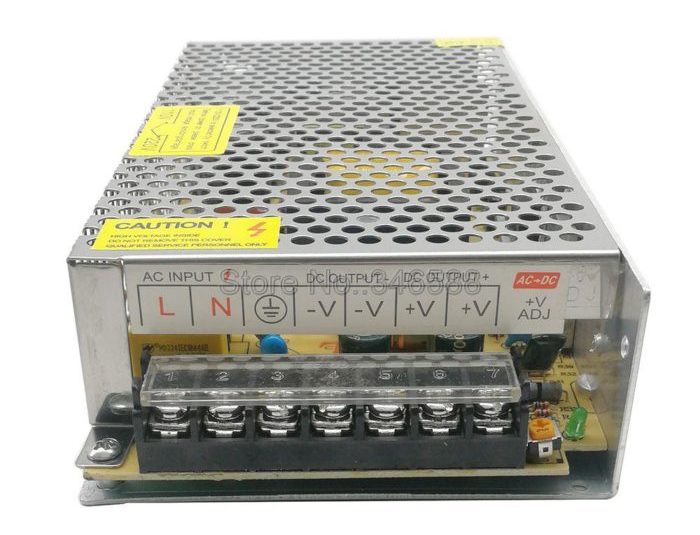 External appearance of an open type power supply.