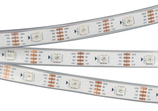 Features connect and manage the address of the LED strip