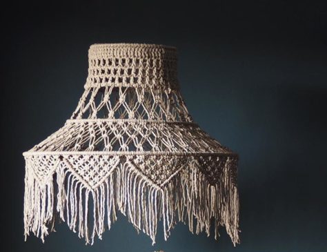 How to make a lamp of thread - step by step instructions