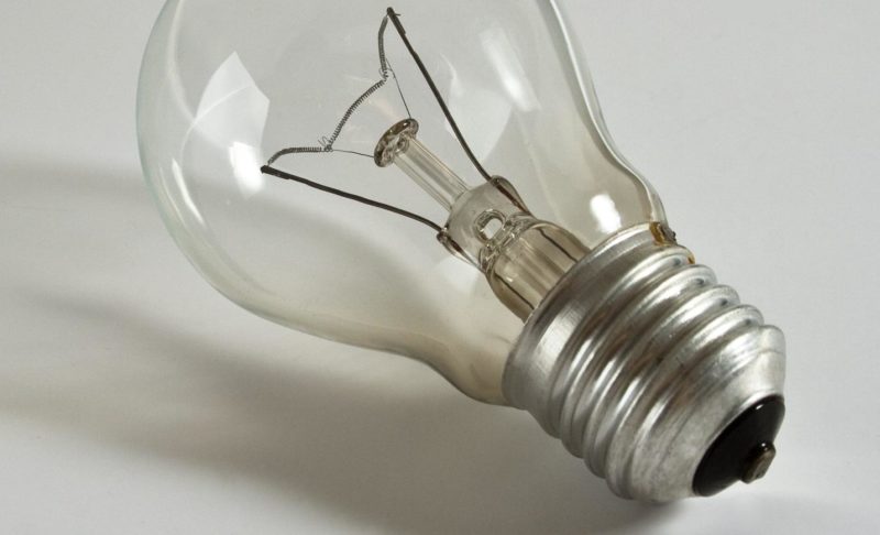 The modern incandescent bulb.