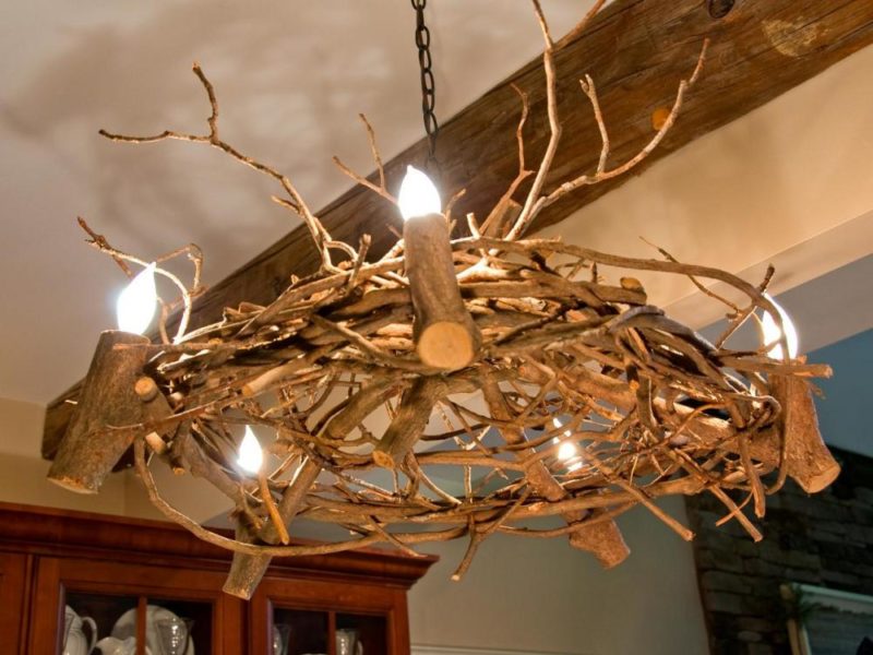 How to make an original chandelier, master class at home