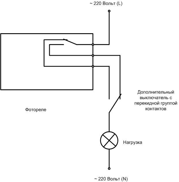 How to correctly connect a light dependent relay to the street lighting