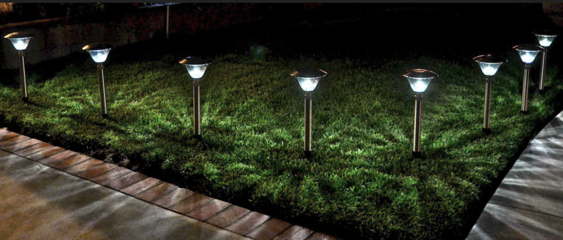 Private home garden lighting