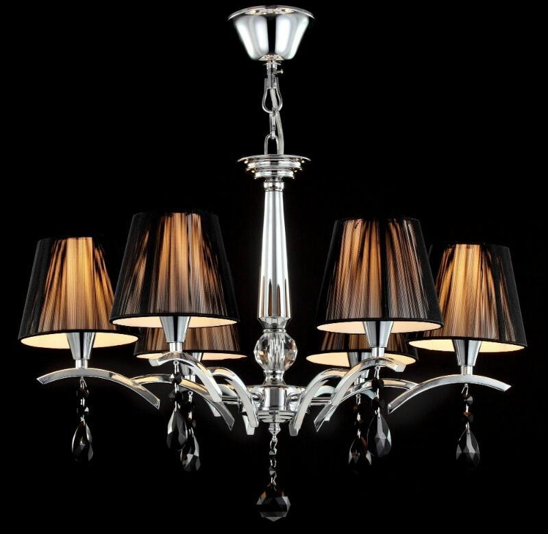 Modern chandeliers and ceiling lamps in the interior