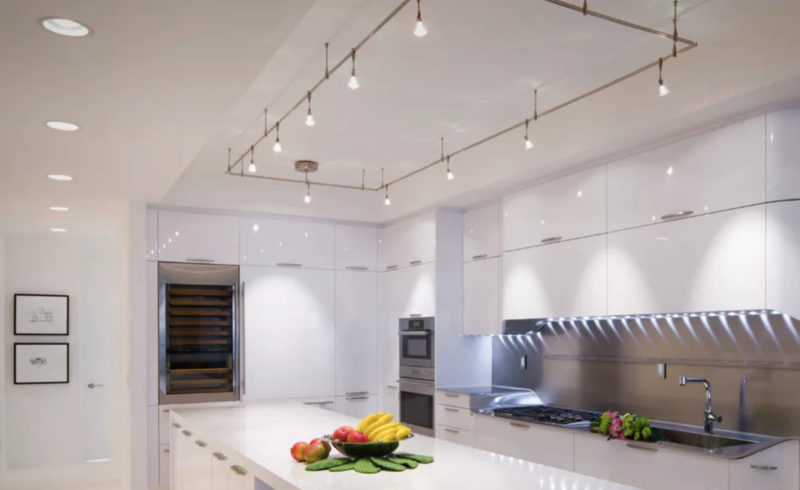 How to make kitchen lighting - the location of fixtures