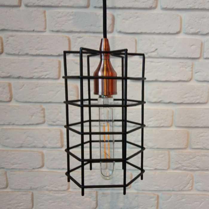 Homemade loft-style light fixture - detailed instructions for making