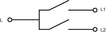 How to correctly install and wiring a double switch