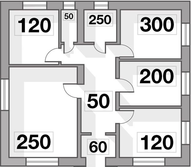 Wiring diagram for apartment lighting - assignment and selection