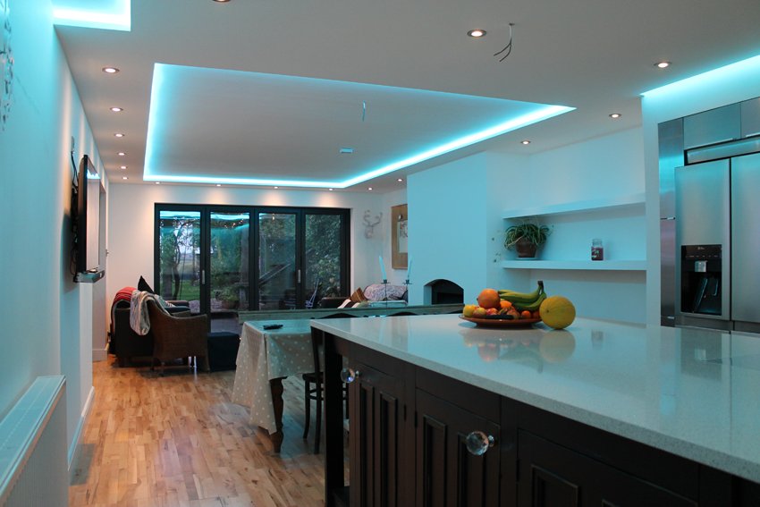 Modern style kitchen living room lighting