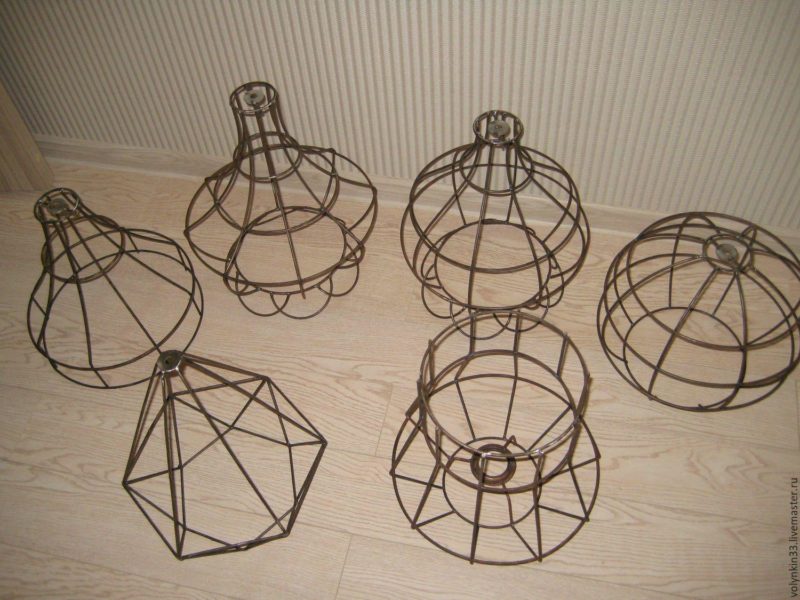 Step by step instructions on making a lampshade with his hands