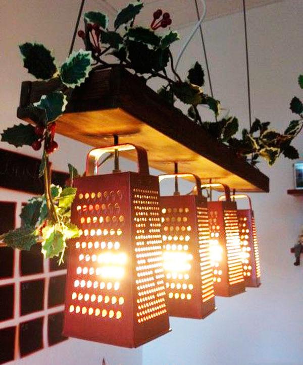 De magnifiques luminaires artisanaux fabriqués à partir de matériaux recyclés