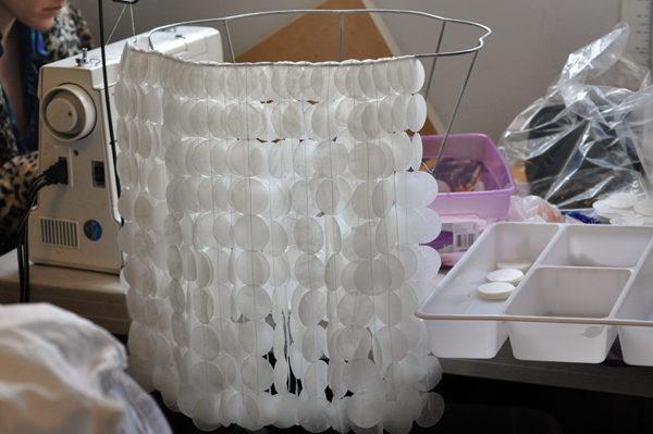 Beautiful makeshift lamps from improvised materials