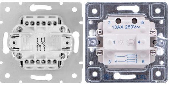 How to connect two-way master switch - schematic