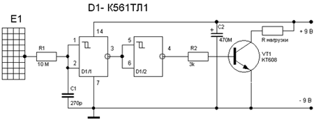 Home-made motion sensors to turn on the lights