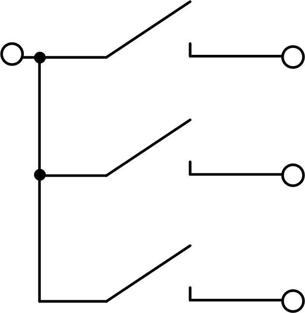 Jak podłączyć wyłącznik potrójny - schemat elektryczny