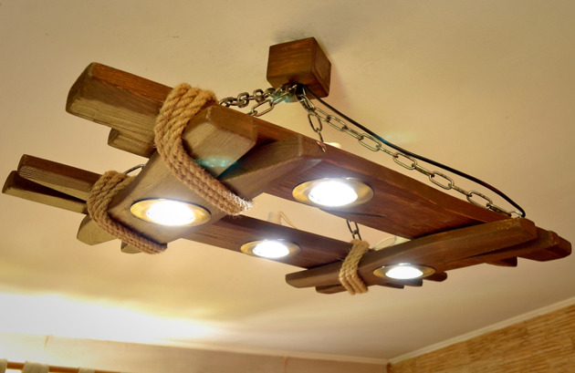 Makeshift Wooden Lights - Detailed Instructions