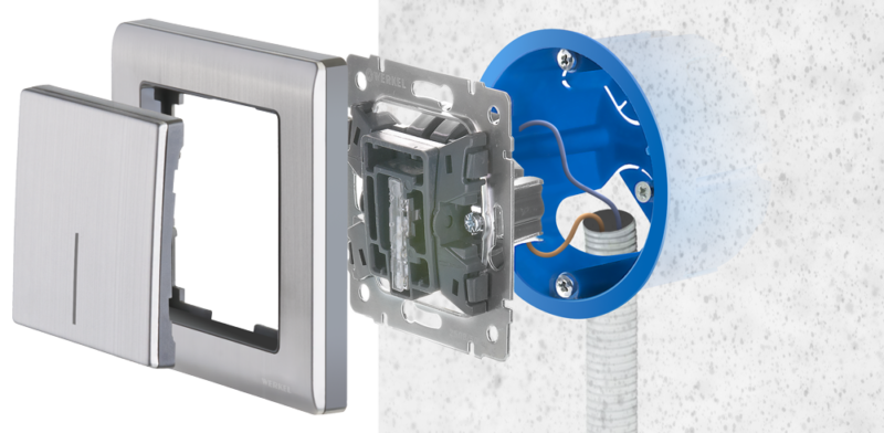 How to install a light switch with one button - the connection diagrams