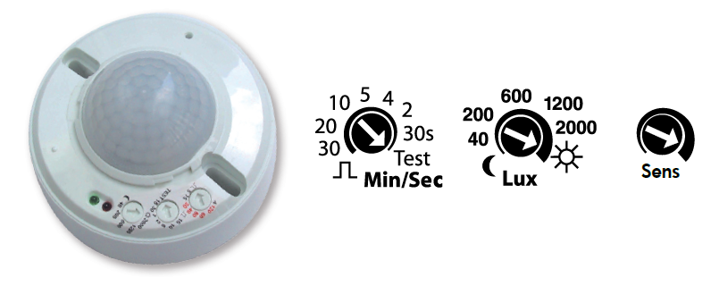 How to adjust the Motion Sensor for lighting