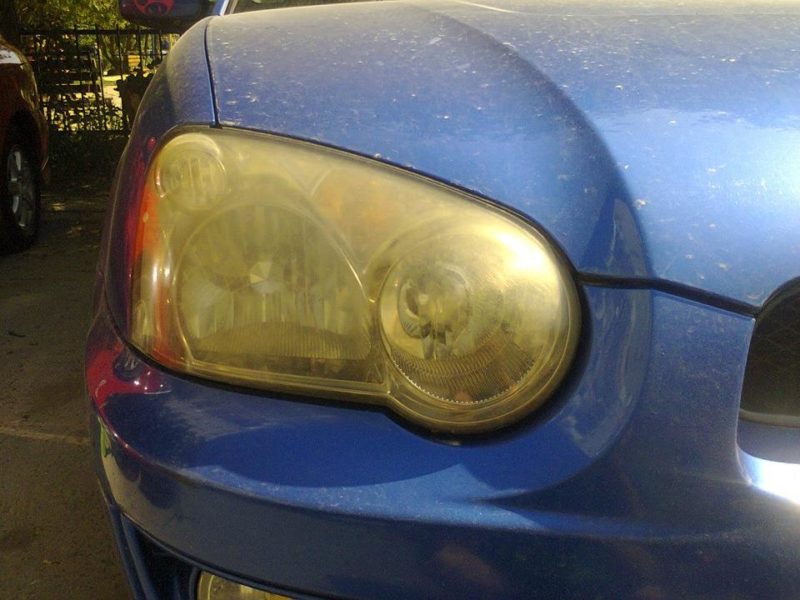 Headlight Protection Varnish After Polishing