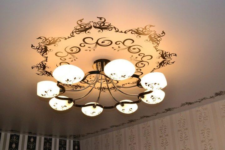 Which chandeliers are suitable for stretch ceilings