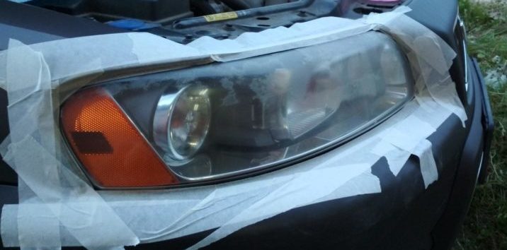 Headlight Protection Varnish After Polishing