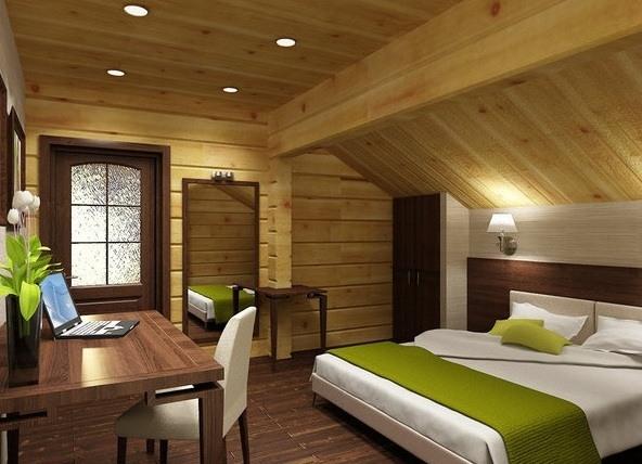 Lighting in a wooden house: useful tips and recommendations