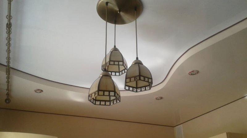 Installing a chandelier on a suspended ceiling