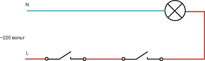 Comment connecter une ampoule à deux interrupteurs ?