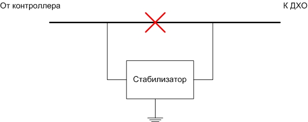 Voltage stabilization of sidelights